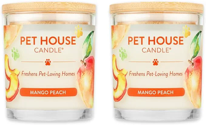 Practical Pet House Candles Plant-Based Clean Burning Long Lasting Pet Odor Candles Durable