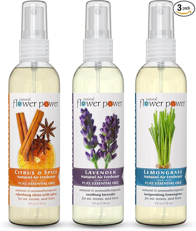 Safe Natural Flower Power Air Freshener Spray Efficient