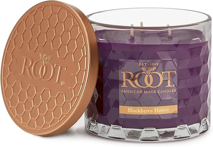 Prestigious Root Candles Scented Candles Honeycomb Beeswax Blend Premium Handcrafted Candle Organic