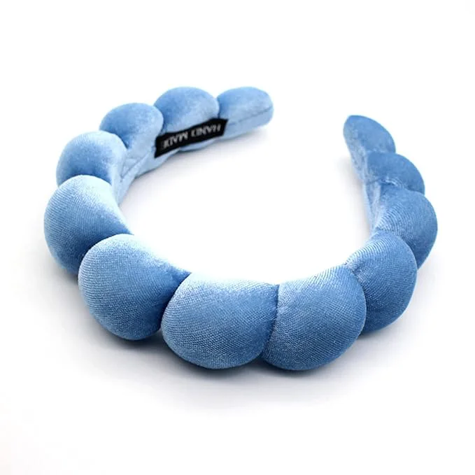 Smooth Headbands Women Hair Head Bands Padded Fabric Hair Bands Wide Velvet Non Slip Enhanced