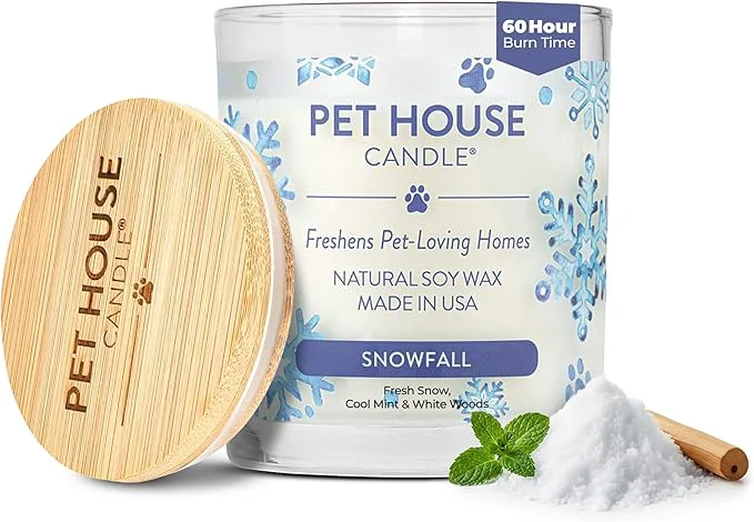 Smooth Pet House Candles Plant Based Cookie Scented Candle Clean Burning Long Lasting Sophisticated