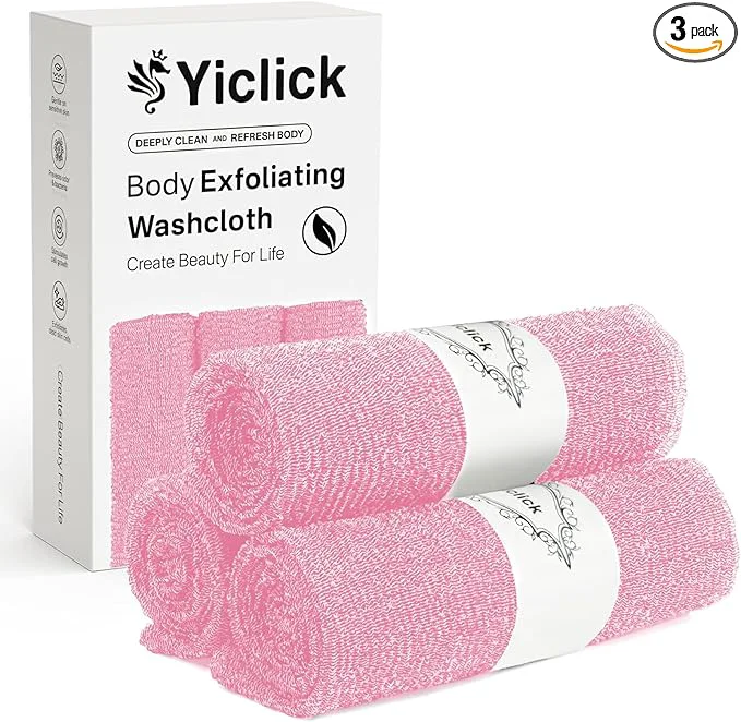 Fine Crafted Yiclick Exfoliating Washcloth Towel Japanese Exfoliating Bath Wash Cloth Fast