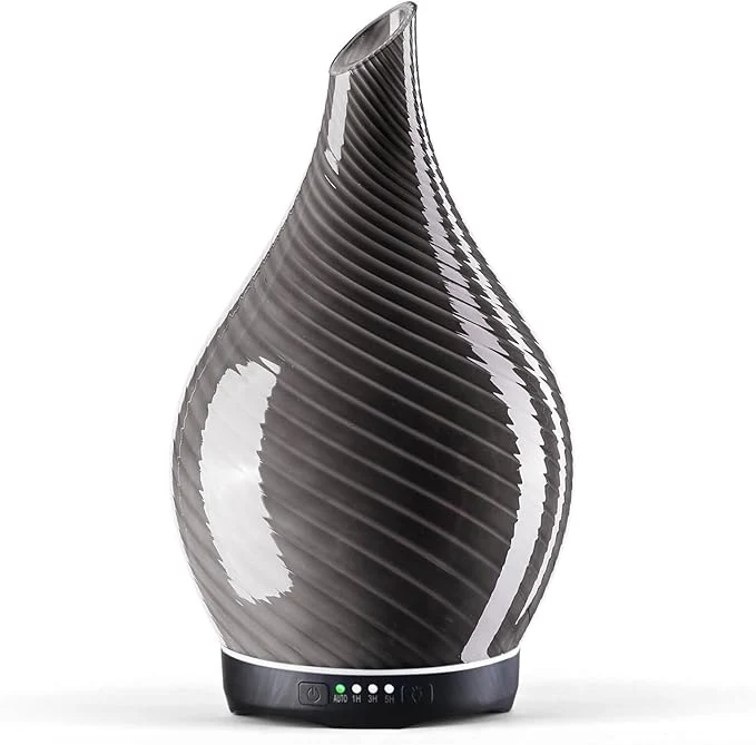 Durable Porseme 280ml Essential Oil Diffuser Glass Color Changing Aroma Air Diffusers Dependable