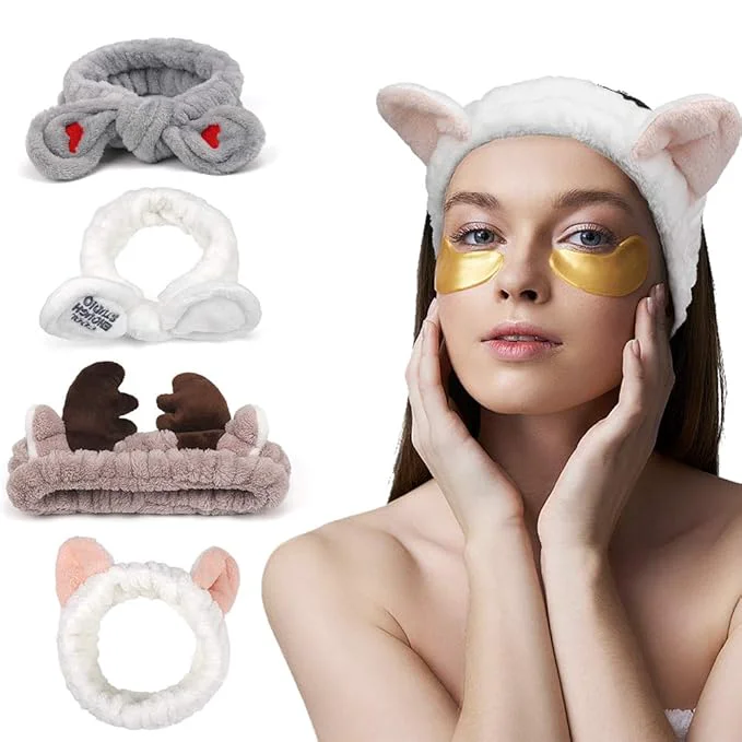 Enhanced AHONEY Makeup Spa Headband Face Wash Headband Trendy