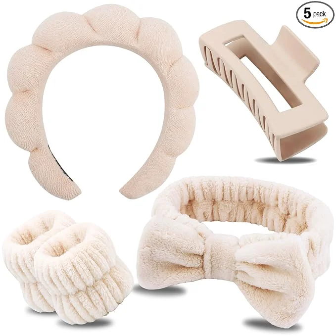 Expertly Made Chanaco Spa Headband Makeup and Face Wash Accessory Trendy Hair Accessories Long-Lasting