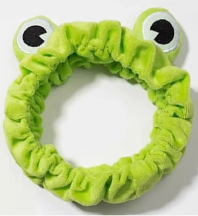 Prestigious Huachi Makeup Headbands for Women for Washing Face Frog Headband Cute Spa Detailed