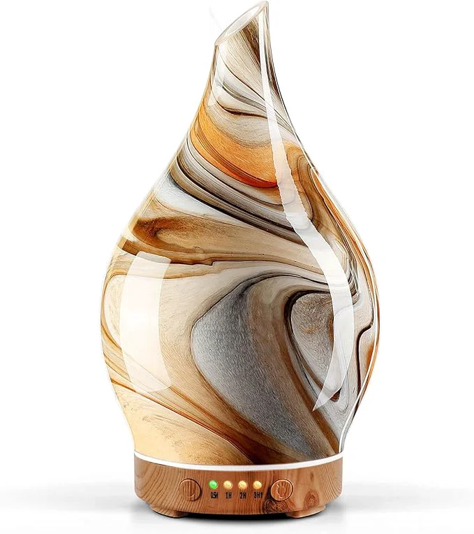 Specialty Porseme 150ml Glass Essential Oil Diffuser Aromatherapy Ultrasonic Cool Mist Superior