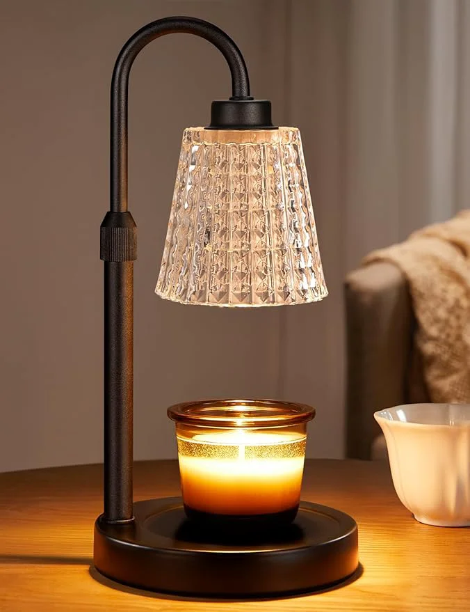Premium Innqoo Black Crystal Candle Warmer Lamp Optimized
