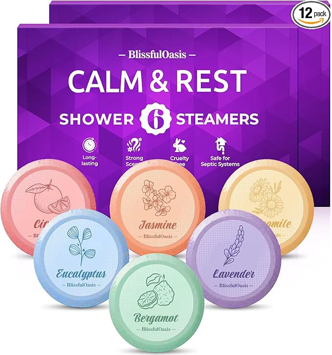 Safe Shower Steamers 12 Packs Shower Bombs Organic