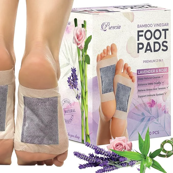Refined Prescia Lavender n Rose Foot Pads Organic