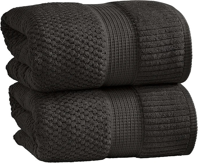Environmentally Friendly NY Loft Cotton 2 Pack Bath Sheet Towel Set Extra Large Oversize Bath Enhanced