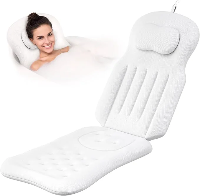 Exclusive YSJILIDE Full Body Bath Pillow for Bathtub Spa Bath Pillows for Tub Neck Head Artisan