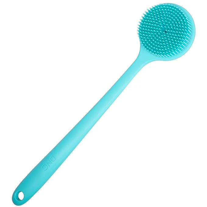 Proven DNC Silicone Back Scrubber for Shower Soft Bath Body Brush Elegant