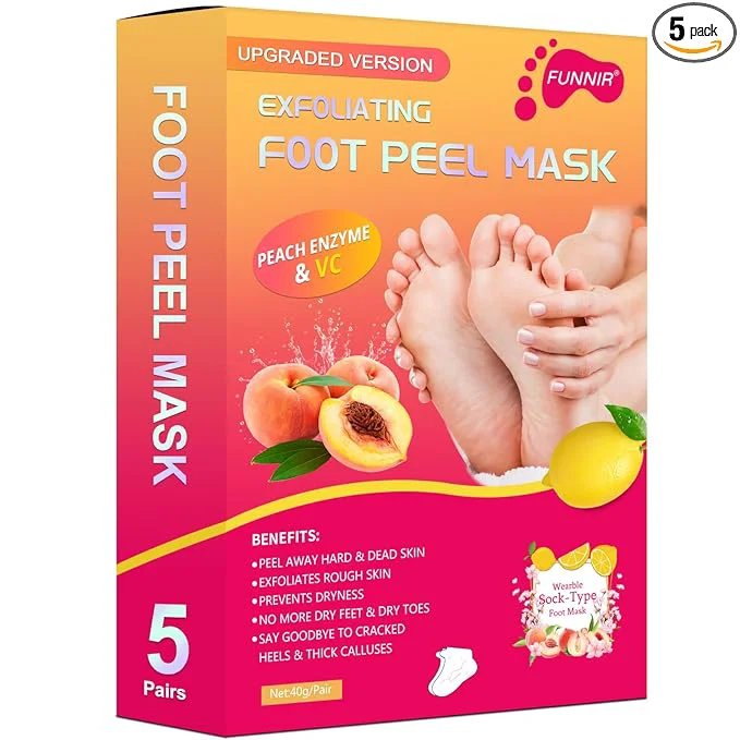 Breathable Foot Peeling Mask Exfoliant for Peeling Off Calluses Natural Exfoliator for Carefully Designed