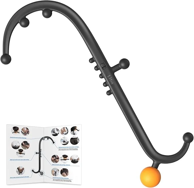 Reusable LiBa Trigger Point Massage Tool Detachable Back Neck Shoulder Massager High-Quality