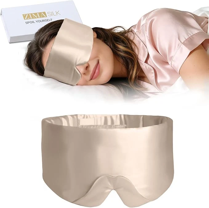 Flexible ZIMASILK 22 Momme Mulberry Silk Sleep Mask Authentic