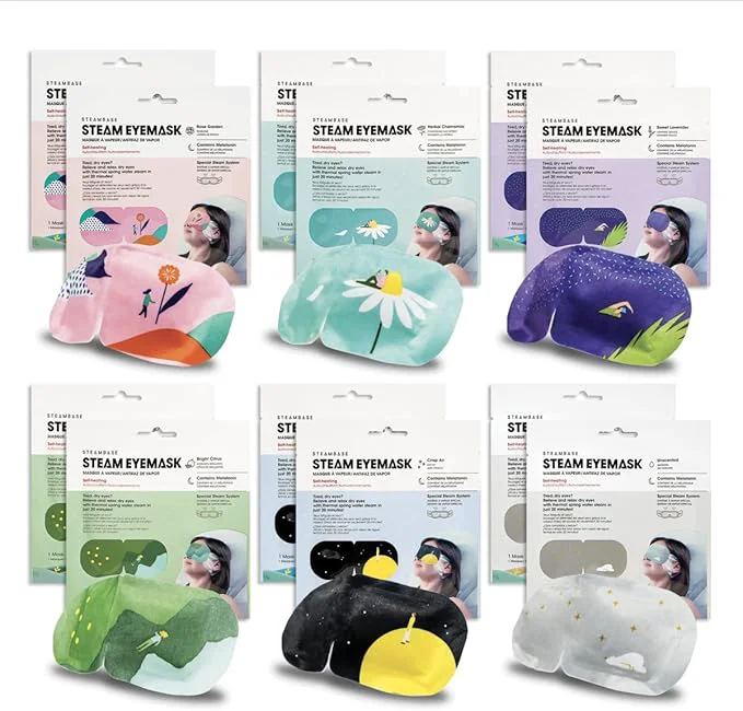 Elite Steam Eye Mask for Dry Eyes and Puffiness Fast Relief Disposable Self Heating Expertly Made