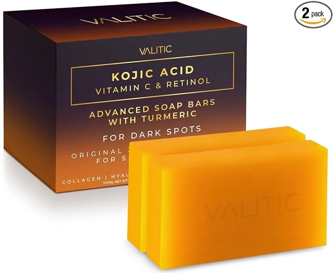 Outstanding VALITIC Kojic Acid Vitamin C and Retinol Soap Bars Official