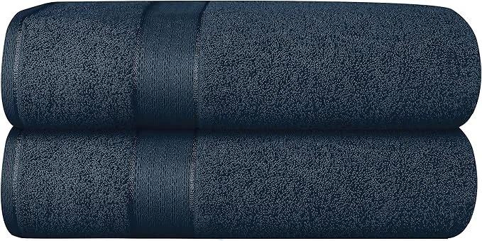 Innovative GLAMBURG 700 GSM Premium Cotton 2-Pack Oversized Extra Large Bath Sheet Set High-Grade