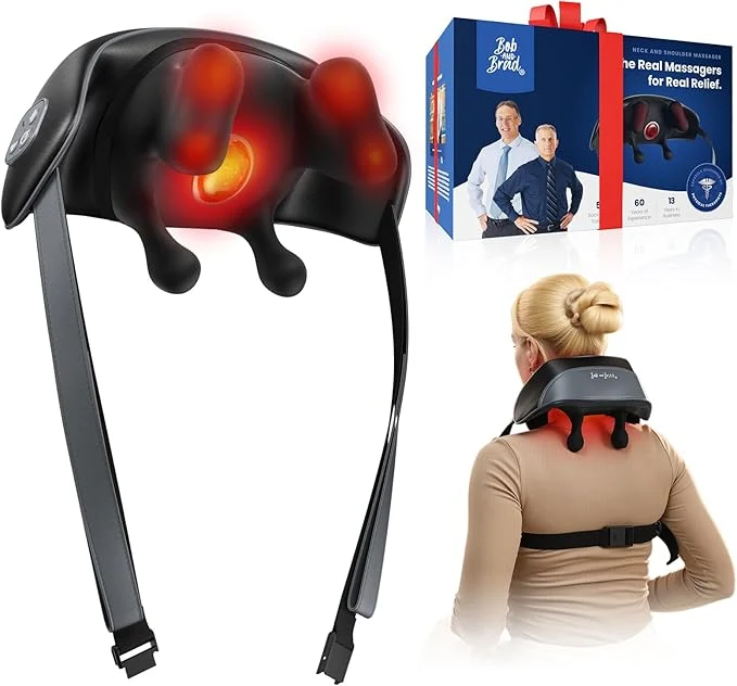 Flexible BOB AND BRAD iNeck Pro Cordless 4D Shiatsu Neck Massager Traditional
