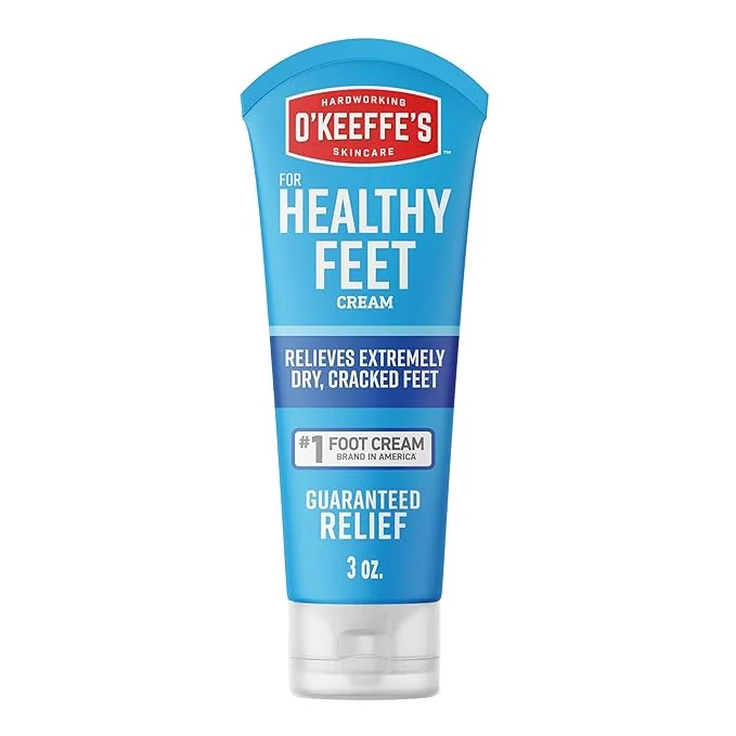 Easy-to-Use O'Keeffe's for Healthy Feet Foot Cream - 3 oz Travel Size Tube - Fast