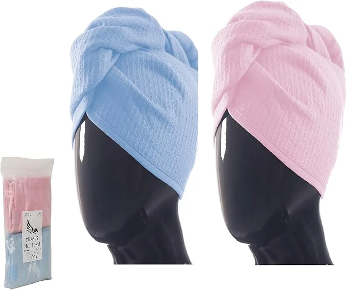 Expertly Made Turkish Cotton Hair Towel Wrap Verified