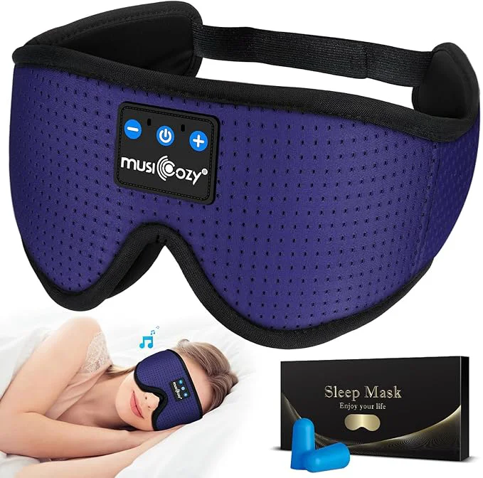Minimalist MUSICOZY Sleep Headphones Breathable Bluetooth Headband 3D Sleeping Headphones Fast