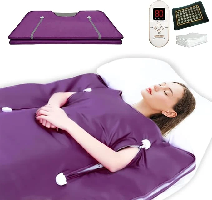 Responsible Natural Jade and Tourmaline Heat Far Infrared Sauna Blanket Premium
