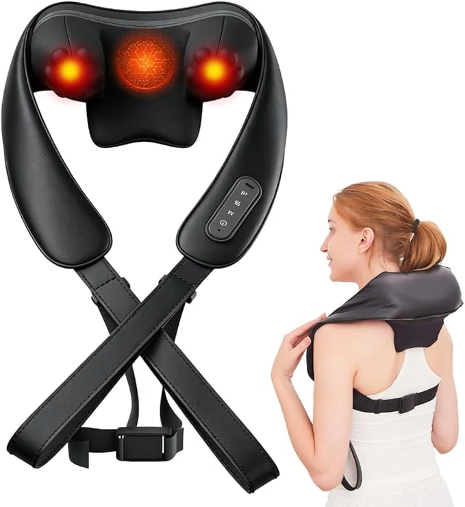Artisan Neck Massager with Heat Cordless Electric Shiatsu Neck and Shoulder Massager Eco-Friendly