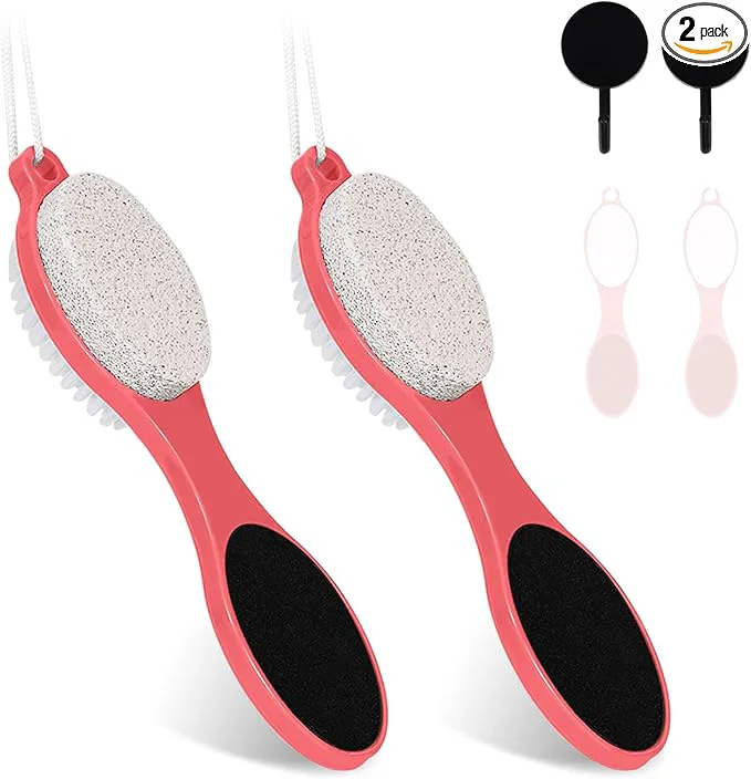 Luxury Foot File Callus Remover-2 Pcs 4 in 1 Foot Scrubber Dead Skin Remover Premium Material
