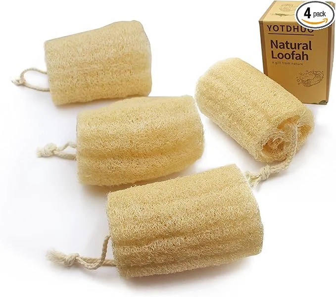 Excellent Natural Loofah Sponge Exfoliating Body Scrubber Organic Luffa Soft