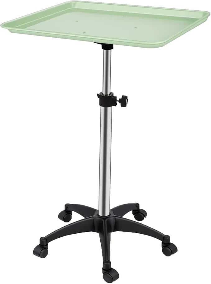 Comfortable Salon Rolling Tray Height Adjustable Tattoo Tray Rolling Cart Storage Utility Official