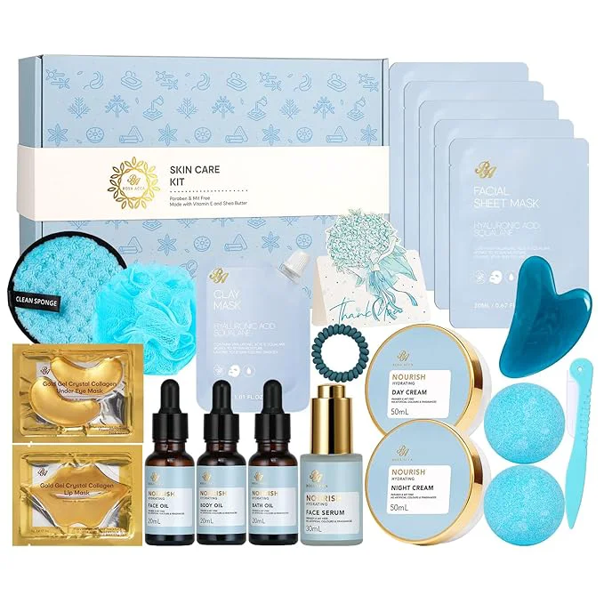High-Performance 23 Pcs Mother's Day Gifts for Mom Ylang Facial Skin Care Gift Set Bath and Exclusive