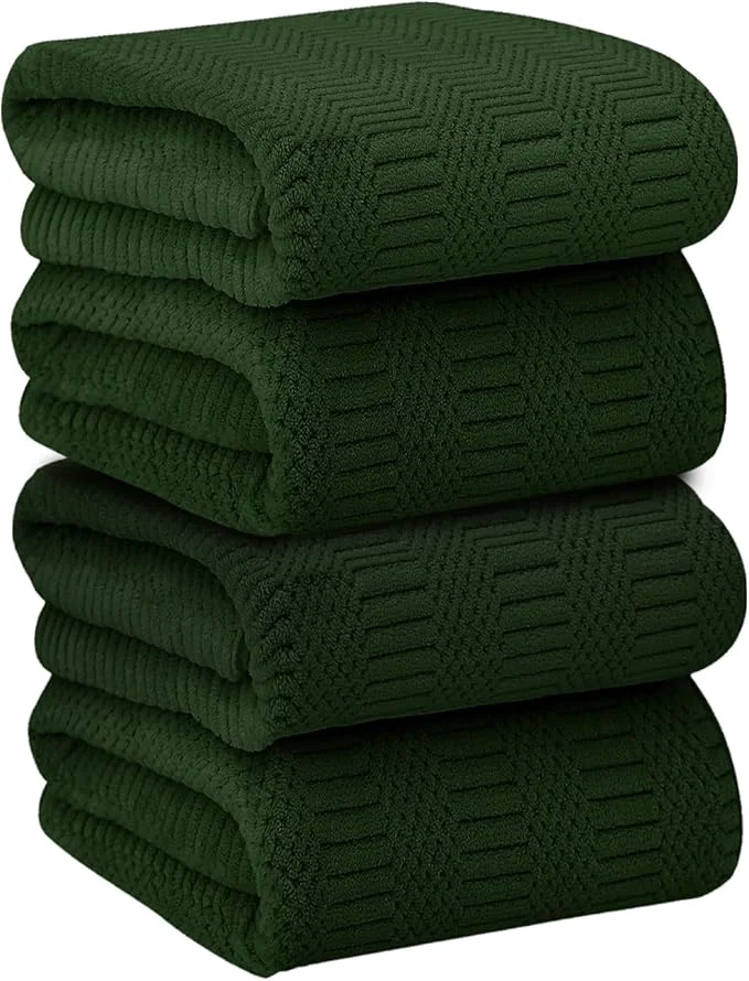 Environmentally Friendly JML Microfiber Bath Towels Set of 4 Large Bathroom Towel Fine Crafted