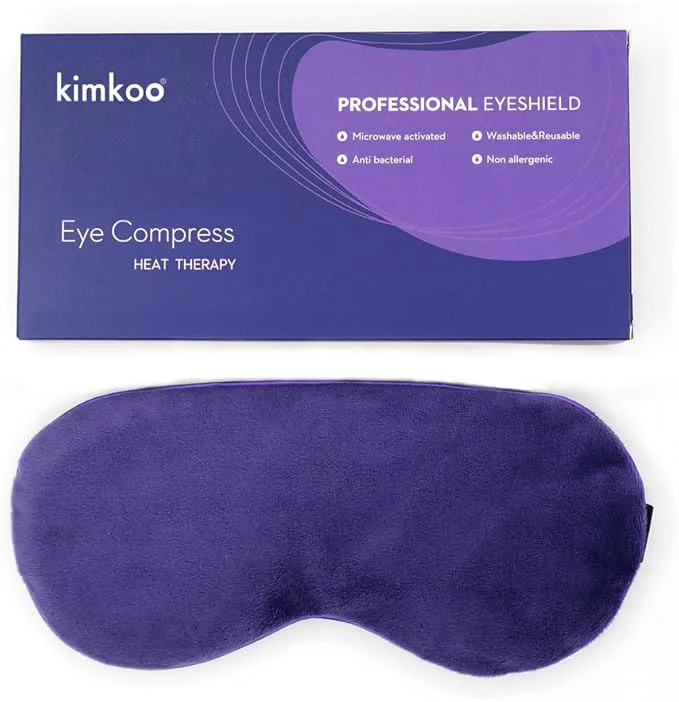 Trendy Moist Heat Eye Compress Microwave Hot Eye Mask Minimalist