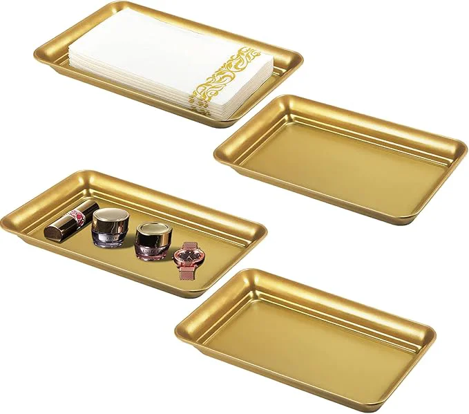 Premium SheeChung Vintage Farmhouse Decor Metal Vanity Tray Countertop Guest Hand Trusted