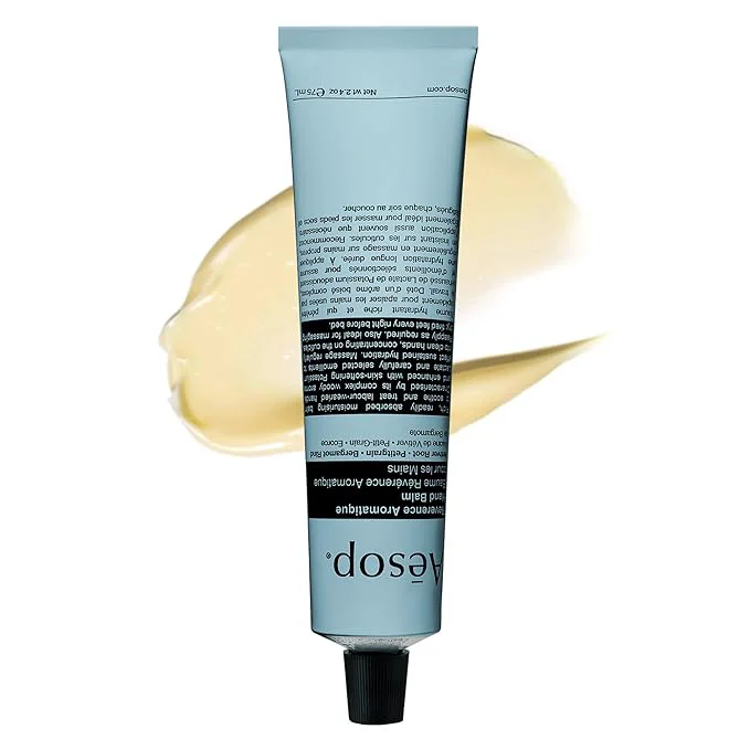 Green Aesop Reverence Aromatique Travel Size Hand Balm Lotion that Gently Certified