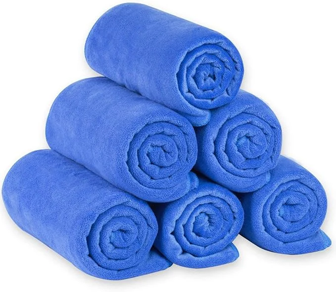 Versatile JML Microfiber Bath Towels Large Bathroom Towel Set 6 Pack Original