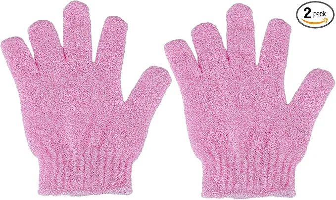 Durable 2 Pcs Shower Gloves Exfoliating Gloves Exfoliating Mitt Exfoliating Body Stylish