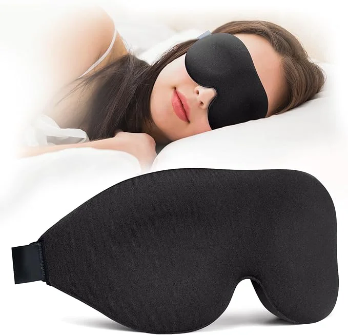High-Grade NEWVANGA Sleep Mask for Back and Side Sleeper Block Out Light Luxury Sleeping Crafted