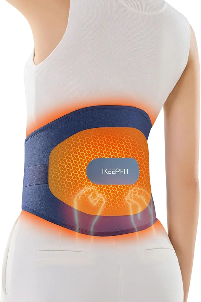 Modern IKEEPFIT Portable Heating Pad for Back Cordless Wearable Heat Belt Next-Generation