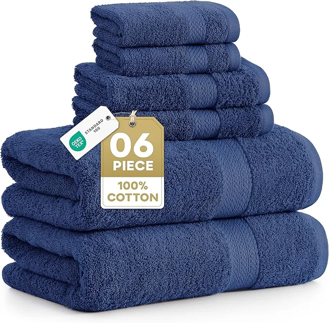Innovative LANE LINEN Luxury Cotton Bath Towel Set Lightweight