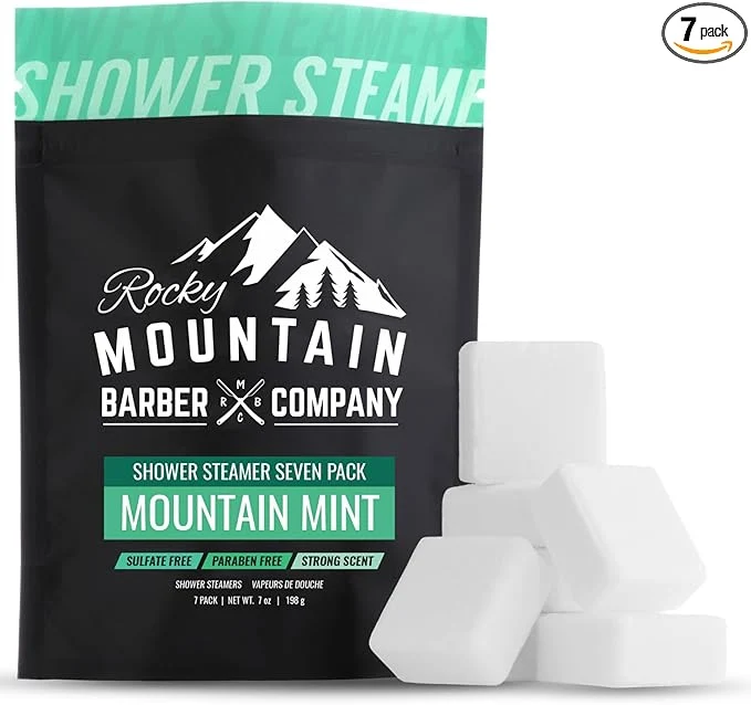 Verified Mountain Mint Shower Steamers 7 Pack – Made in USA Fine Crafted