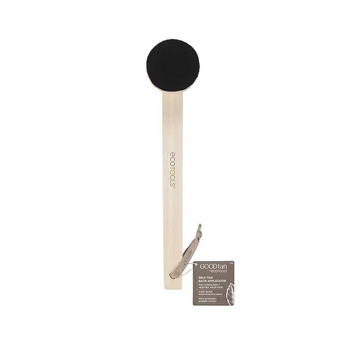 Organic EcoTools Good Tan Self-Tan Back Applicator Long Handle Back Brush Easy-to-Use