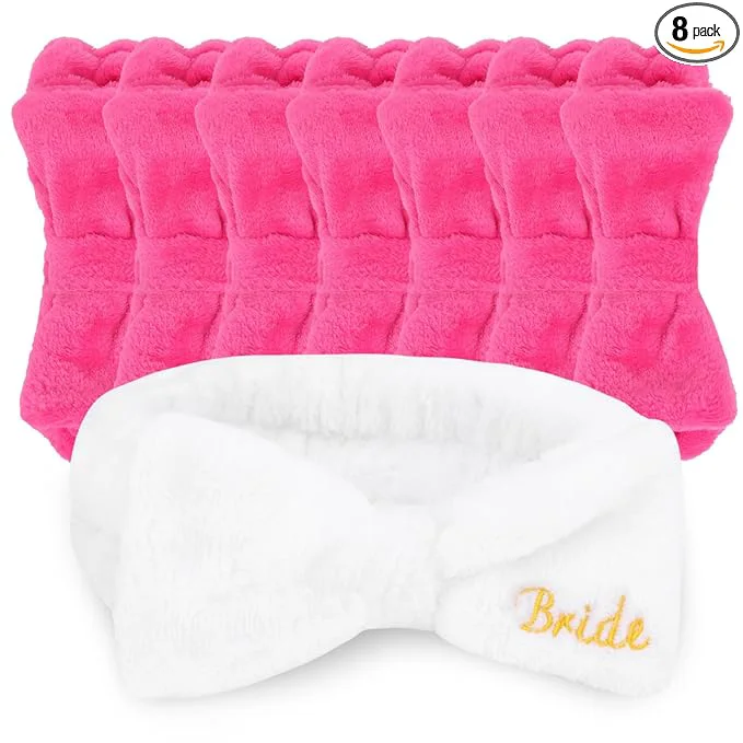 Top-Quality CIEHER Spa Headband Bride Bridesmaid Gifts Skincare Makeup Face Wash Crafted