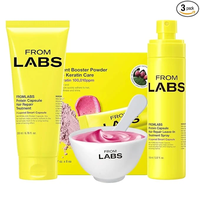 Detailed FROMLABS Hair Repair Trio – Protein Capsule Hair Repair Treatment Intensive Refined