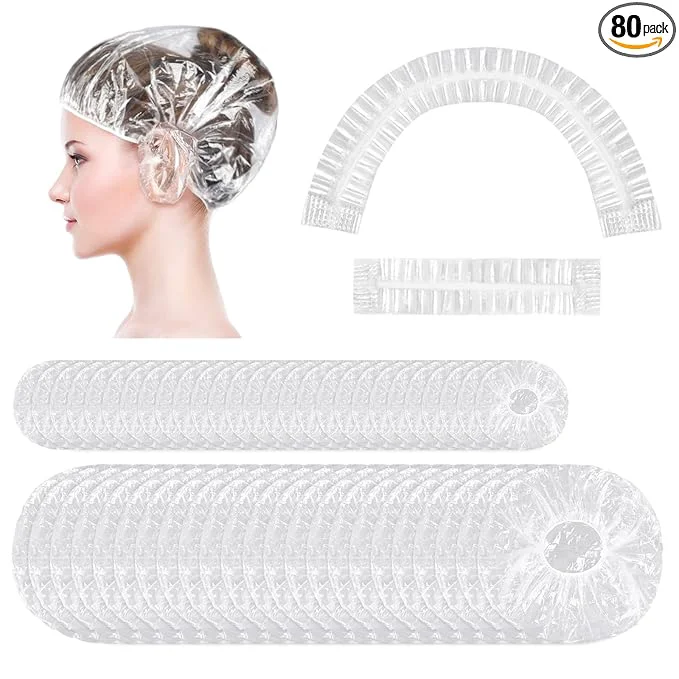 Professional MORGLES 50 Pcs Ear Covers for Shower Fashionable