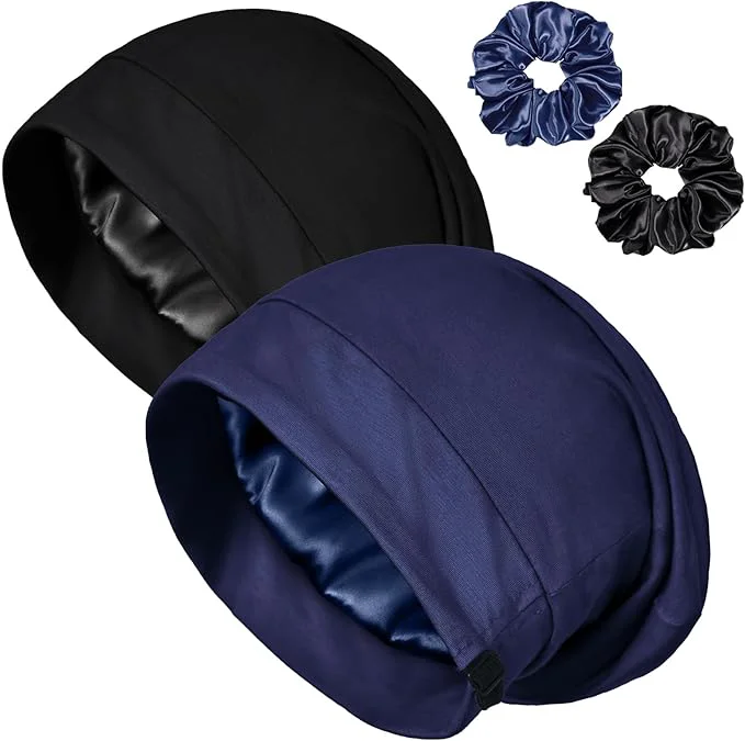 Proven Satin Bonnet for Sleeping Night Cap Adjustable Satin Lined Silk Bonnets Sleep Expertly Made