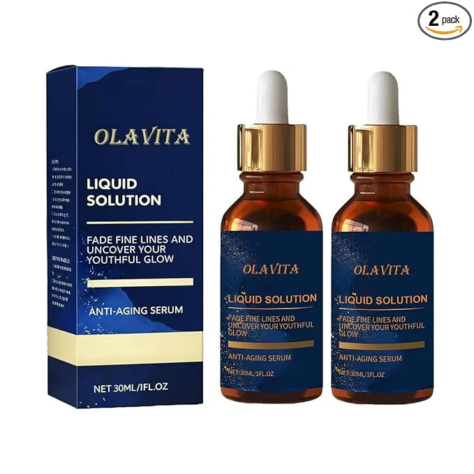 Powerful OLAVITA Liquid Solution Anti Aging Serum – New Upgraded Vitamin C Hydrating Innovative