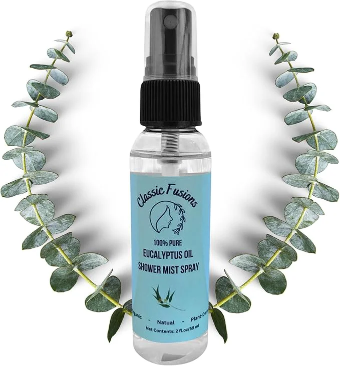 Soft Pure Eucalyptus Oil Shower Spray – 2oz Natural Mist High-Performance
